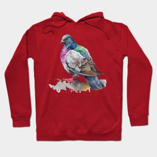 Watercolor Pigeon 3.0 Hoodie